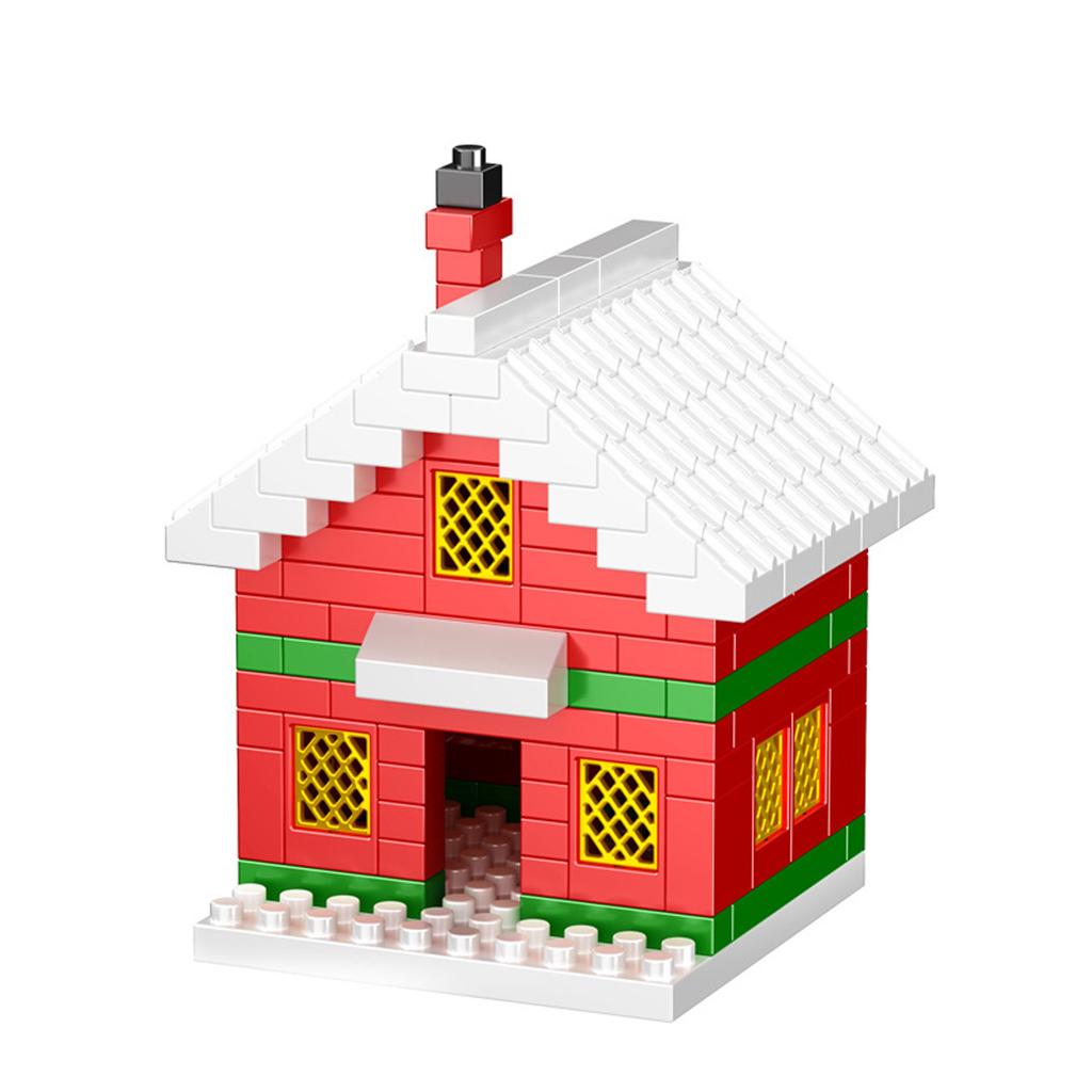 Design Budova , Vánoční téma Ozdoby na budovu, Figurky budov, DIY Dárky do punčochy, Vánoční Novoroční Narozeninové dárky,