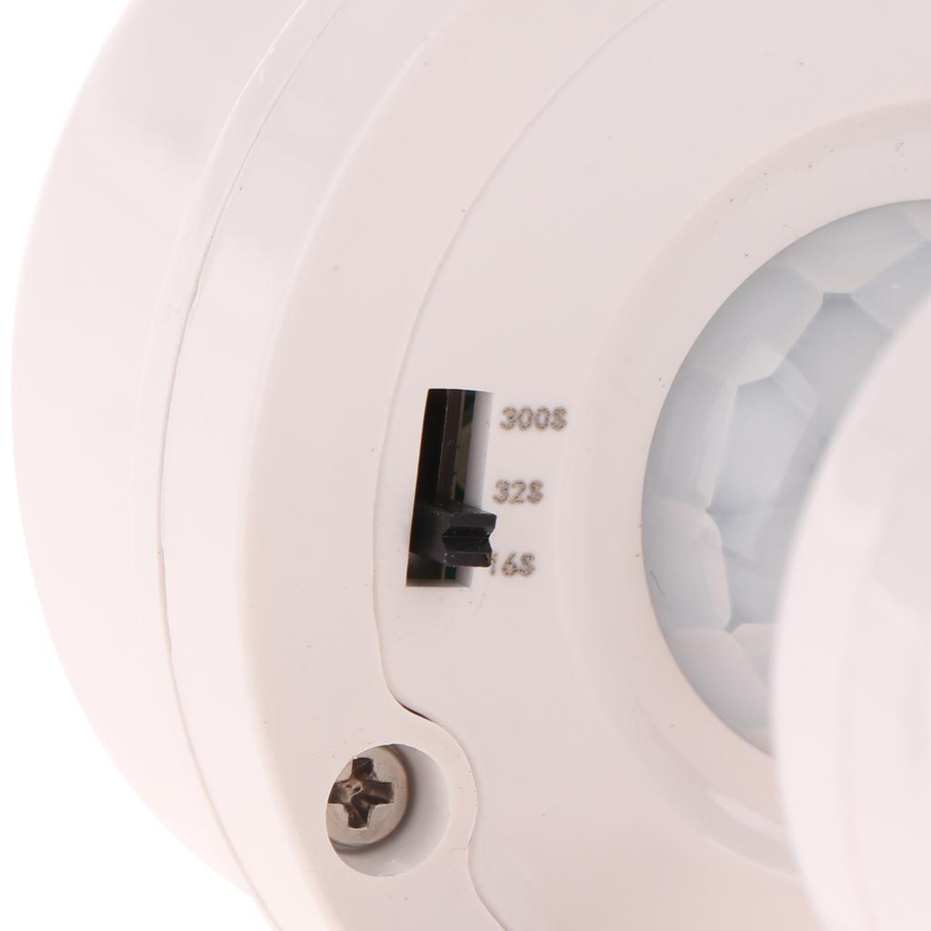 360 Degrees Human Induction Motion Sensor Lamp Socket Base AC85-265V Delay Time Switch E27 Base Holder Socket Adapter