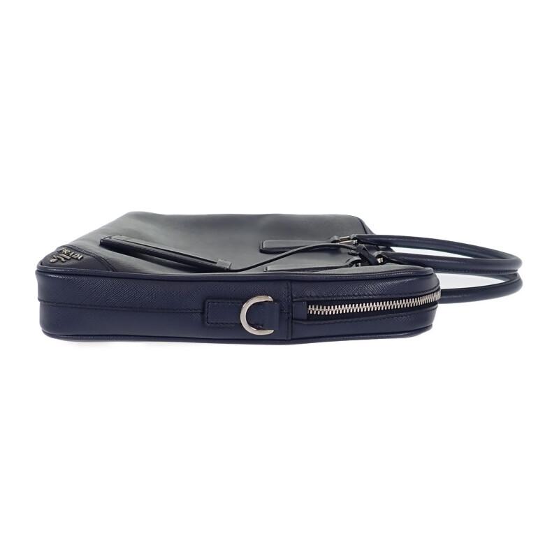 Prada 2VE3689Z2F0216 Aktentasche Marineblau Saffiano Herren
