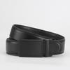 Dolly Road, Reverse Buckle Belt 3.5 Automatic Buckle Two-Layer Cowhide Belt, Men'S Leisure Belt