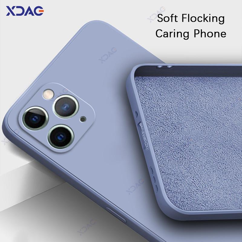Cover carine per iPhone 11 Pro Max iPhone11 11Pro 11ProMax 360 Morbide Quadrate in Silicone Liquido Borse Armatura Scudo
