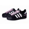 Adidas Originals Superstar Abrasion Resistant Lightweight Low top Skateboard Shoes Unisex Pink JI0079( team631-)