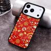 Khokhloma Russian Pattern Flower Phone Case for iPhone 17 16 15 Pro Max Air 14 13 12 11 Plus Shockproof Cover