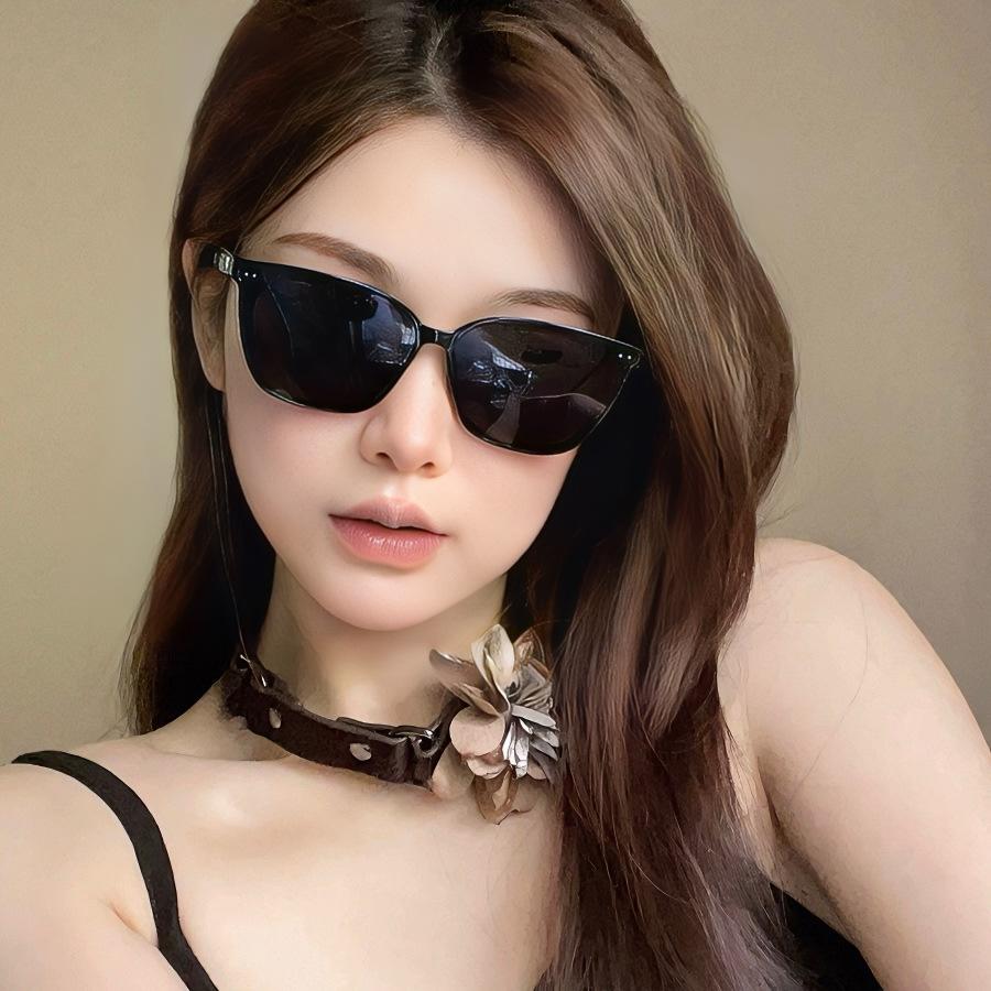 Large Frame Uv Resistant Sunglasses For Women'S Sunglasses