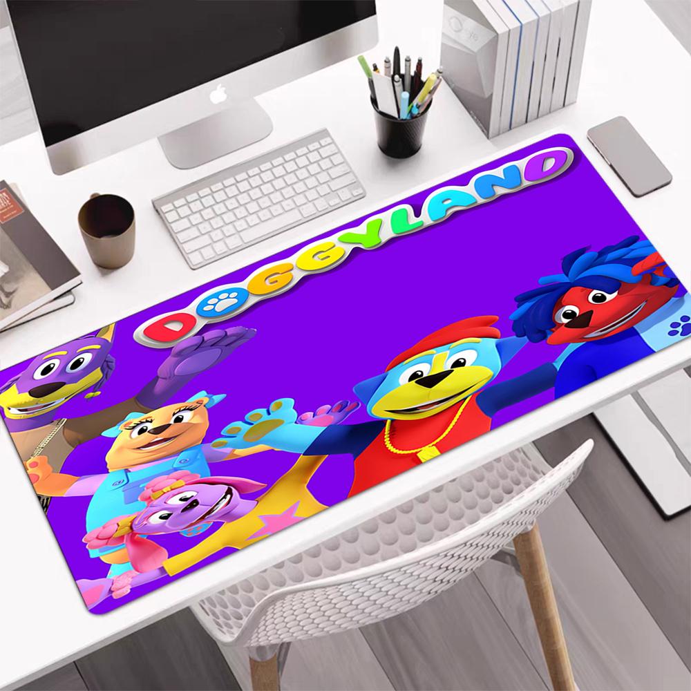 Doggyland Theme Mouse Pad, Non Slip Rubber Base, Multifunctional Office & Home Decor, Perfect for Workspace Personalization.