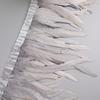 25-30cm Rooster Feather Trimming Chicken Feathers Trims Rooster Tail Feather Ribbon Dress Skirt Costume Carnival Decoration