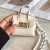 Mini Coin Purse Bag Pendant Cute Square Handbag Earphe PU Leather Creative Car Key Chain Pendant Decorati Multi-functial