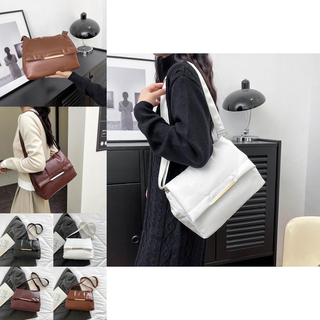 Chic Elegant Pu Shoulder Bag For Women Unique Underarm Crossbody Bag For Daily Use
