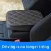 Luxury Car Armrest Pad - Universal Fit, Quilted Diamond Pattern, Comfortable Cushioning for Vehicle Center Console, Auto Interior Accessories