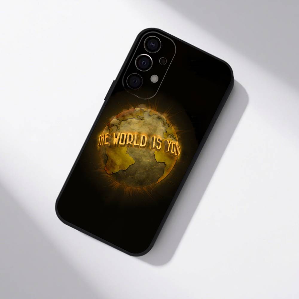 S-Scarfaces Tony M-Montana Phone Case For Samsung S25,S24,S21,S22,S23,S30,Ultra,S20,Plus,Fe,Lite,5G Black Cover