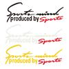 Sport Dekoration Aufkleber Styling Sportlicher Geist Made By Sports Abzeichen Auto Scheinwerferabdeckung Aufkleber