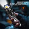 Zoomable Super Bright Flashlight 30W 7Mode COB LED Tactical Flashlight Portable Rechargeable Outdoor Lamp Built in Battery