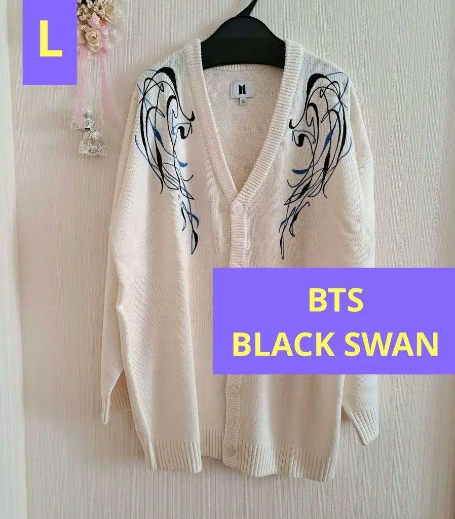 [USED] Official BTS BLACK SWAN Cardigan, Size L
