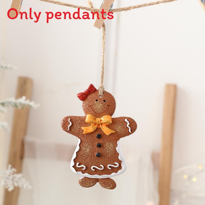Christmas Holiday Tree Ornaments With Resin Santas Snowmen And Classic Festive Figures