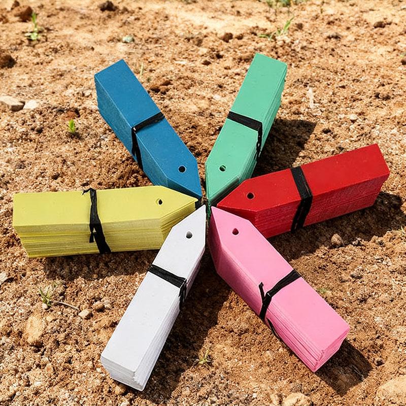 100PCS Plant Sign Tags Markers for Plants Garden Labels Identification Plant Cards Garden Marker ZWBQP04