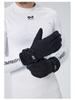 SK42 Unisex Fleece-Lined Ski Gloves: Anti-Slip, Thickened, Warm for Outdoor Sports and Motorcycle Riding