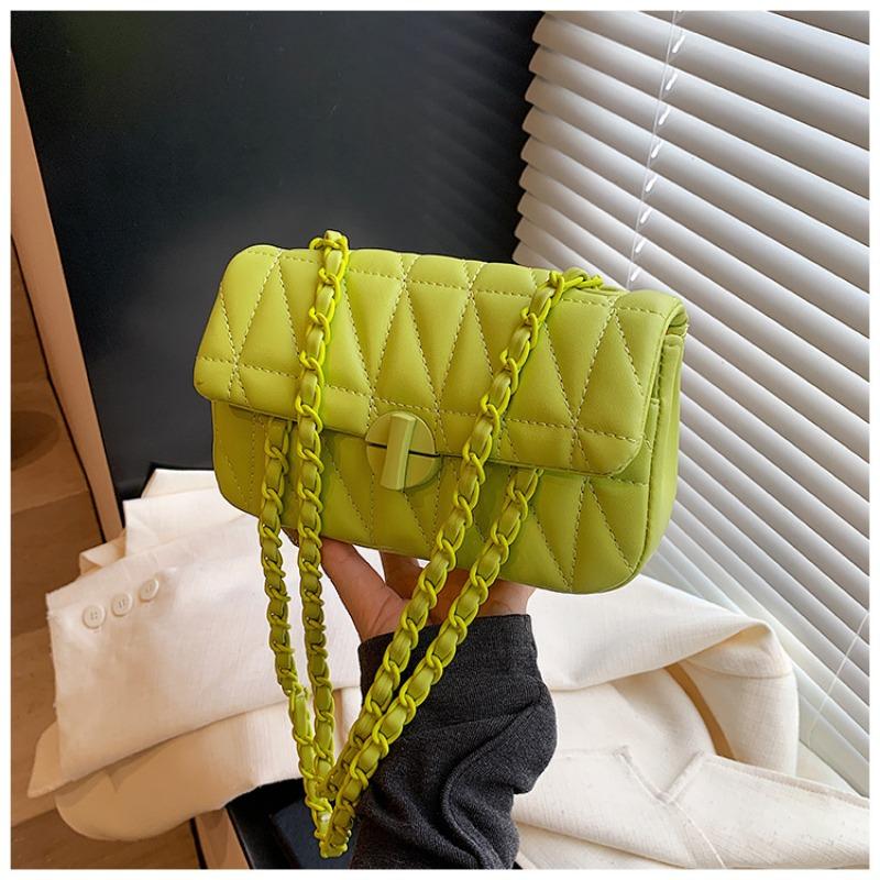 Premium texture small bag women's spring and summer versatile new fashion niche messenger bag diamond chain bag