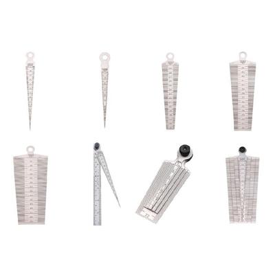 Wedge Feeler Gauge Clearance Ruler Taper Gap Measure Wedge Valve Thickness Gauge