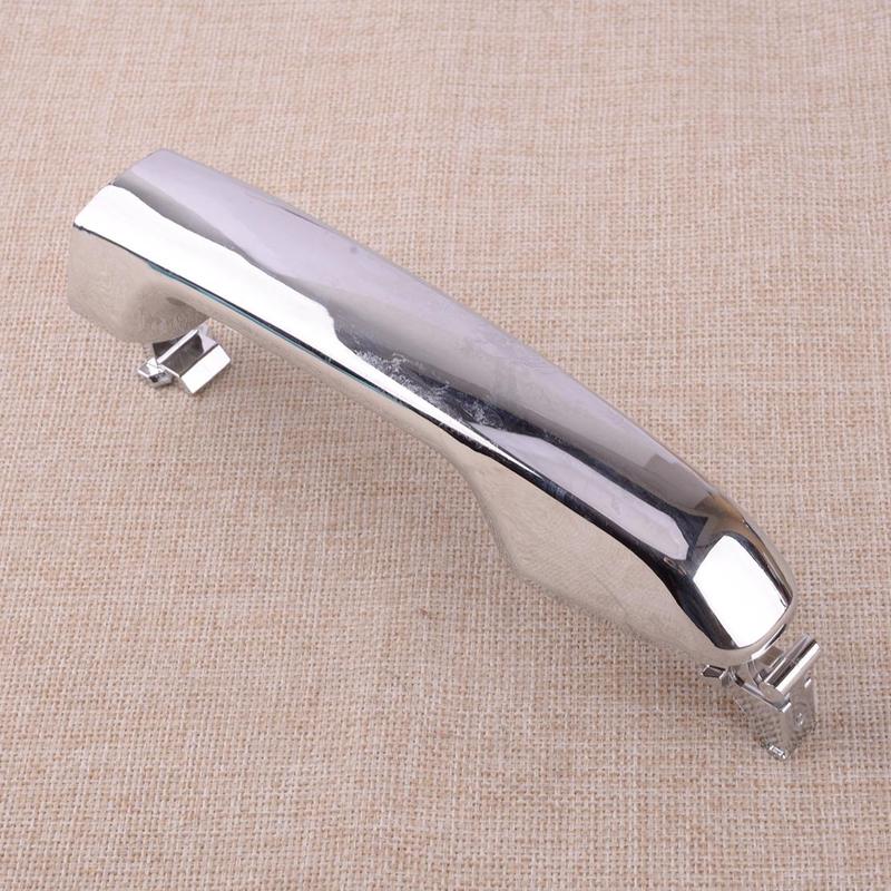 2Pcs Car Left Right Exterior Door Handle Cover Fit For Toyota 4Runner Trail Land Cruiser Base Lexus GX460 Luxury Premium Silver