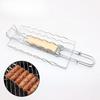 Stainless Steel Barbecue Mesh, Detachable Folding Grill Clip, Ham Sausage Specific Grill, Outdoor Portable Barbecue Rack
