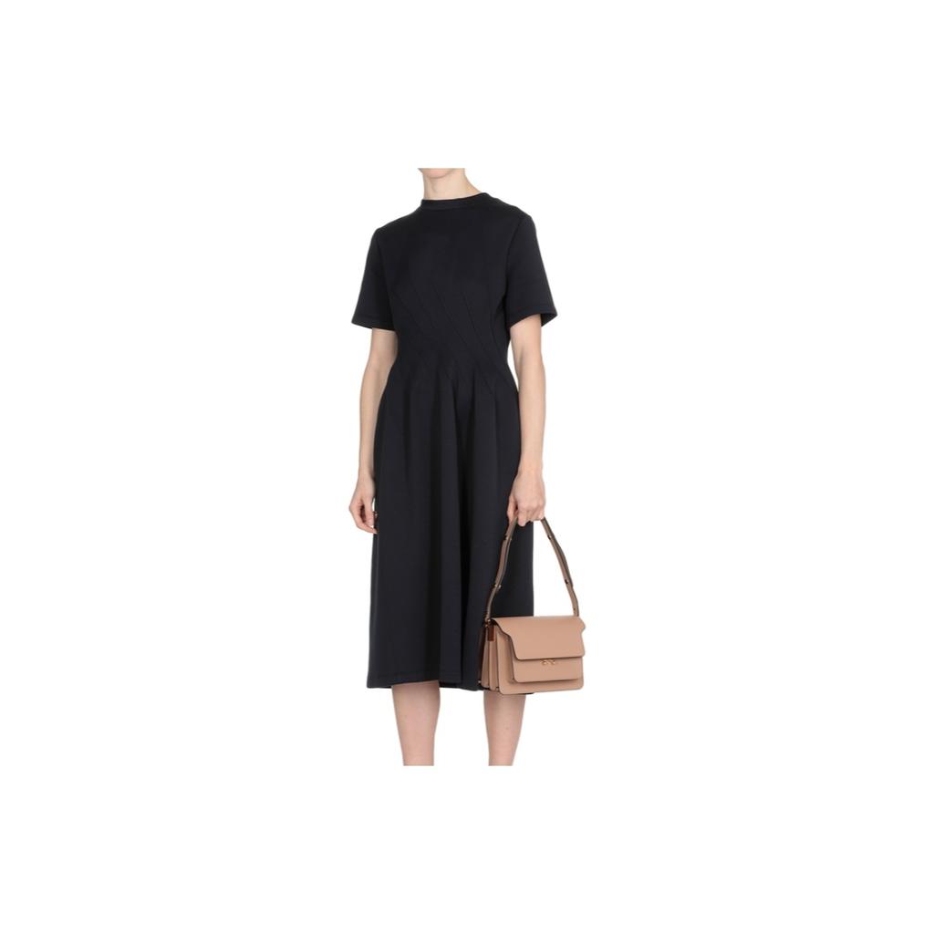 Marni Travel Leather Shoulder Bag Women Bags Nude SBMPN09NO1LV520ZC32N
