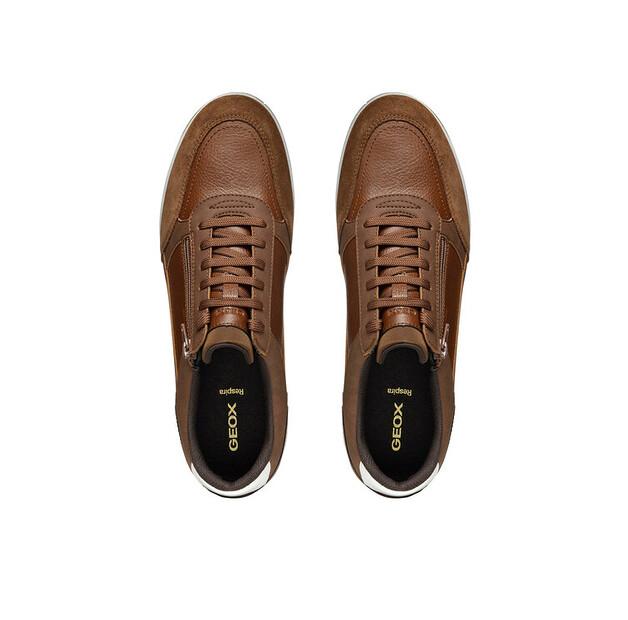 Men's Geox U Avery U55h5a 0ekbu C6003 Brown Sneakers