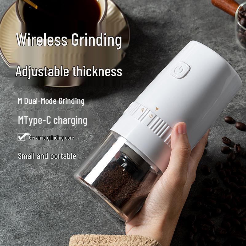 Fully Automatic Portable Electric Coffee and Grain Grinder