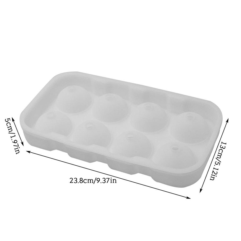 Ice Cube Maker DIY Creative 8-Cavity Round Ice Ball Mould Home Bar Party