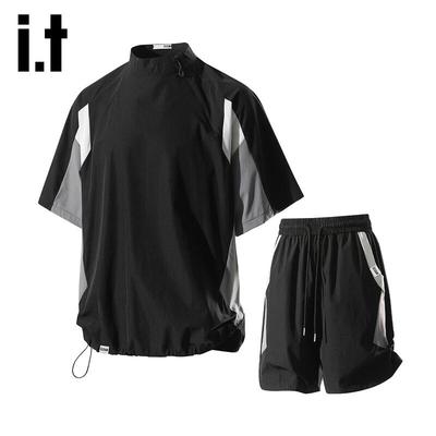 Izzueit Men's Quick-Dry Casual Sportswear Set