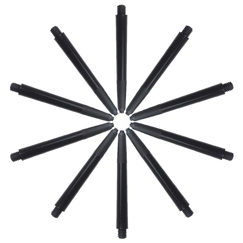 New 100 Pcs of Nylon Dart Shafts Stems Medium 48mm 2BA Screw Thread Durable Dart Rod 2025