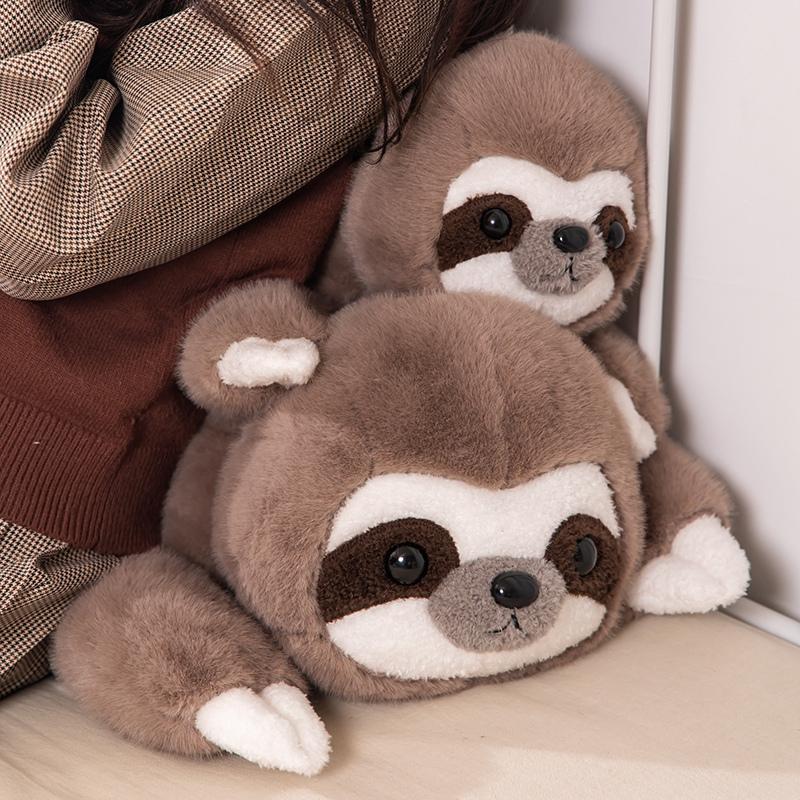 New High-Quality Cartoon Seals Monkey Sloth Plush Stuffed Animals Plushies Cute Hug Throw Pillow Birthday Xmas Boy Girl Gifts