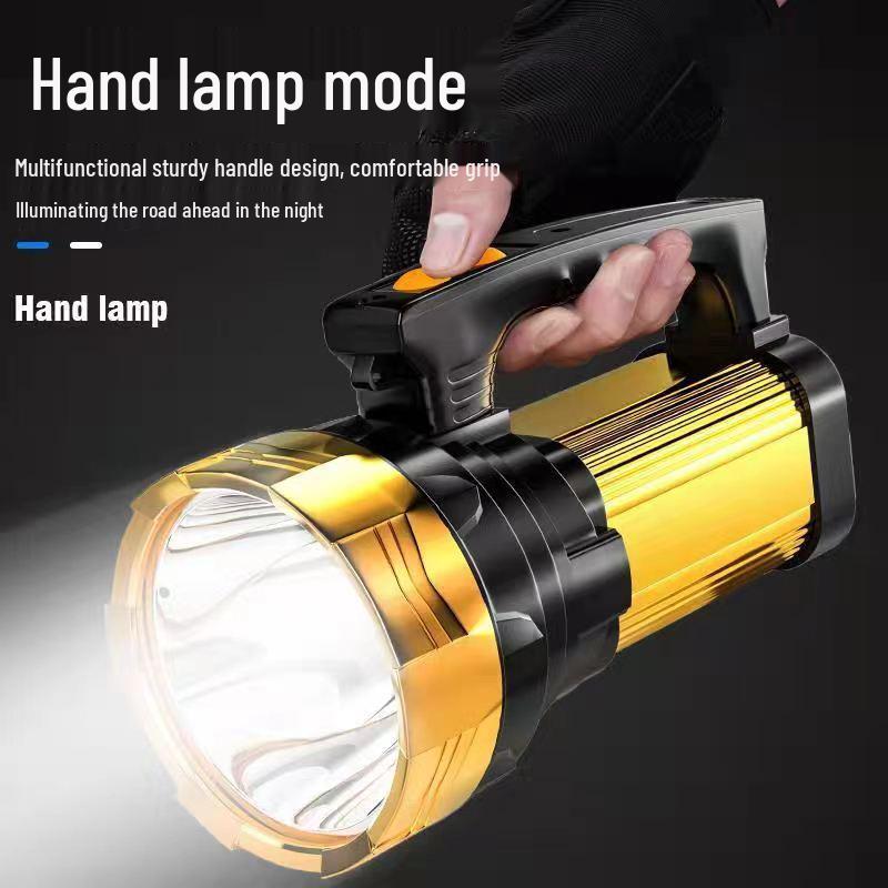 Ultra-Bright Rechargeable High-Power Handheld Flashlight for Outdoor and Home Use
