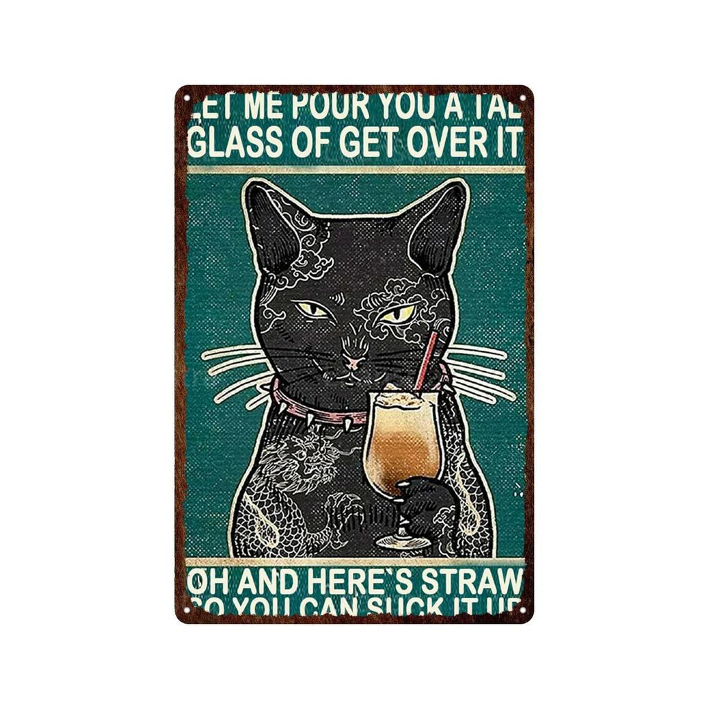Vintage Posters Metal Plate Wall Decor Art Tin Signs Painting Shabby Plaque for Man Cave Bar Club Decoration Artwork