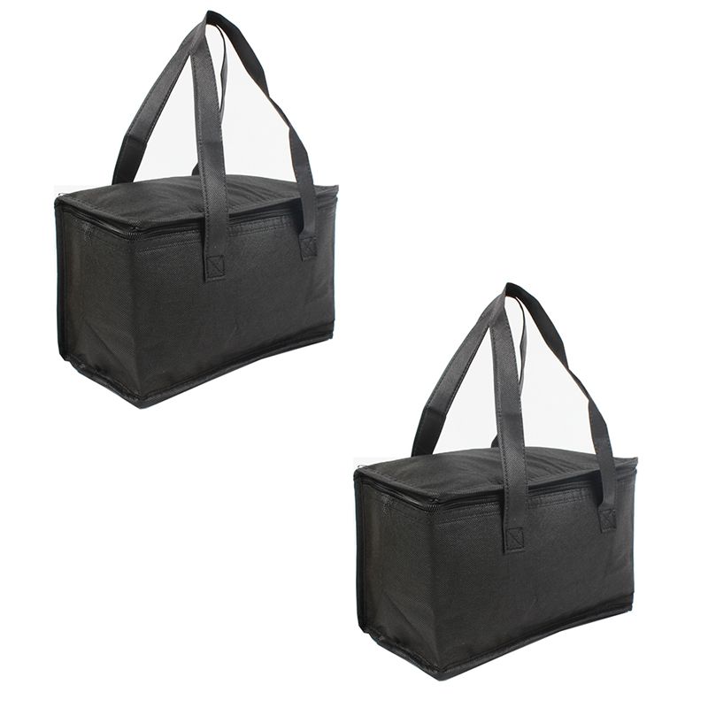 

AEE2-Beer Bento Convenient Folding Lunch Bag Portable Outdoor Camping Insulation Bag Aluminum Foil Insulation Bag чёрный