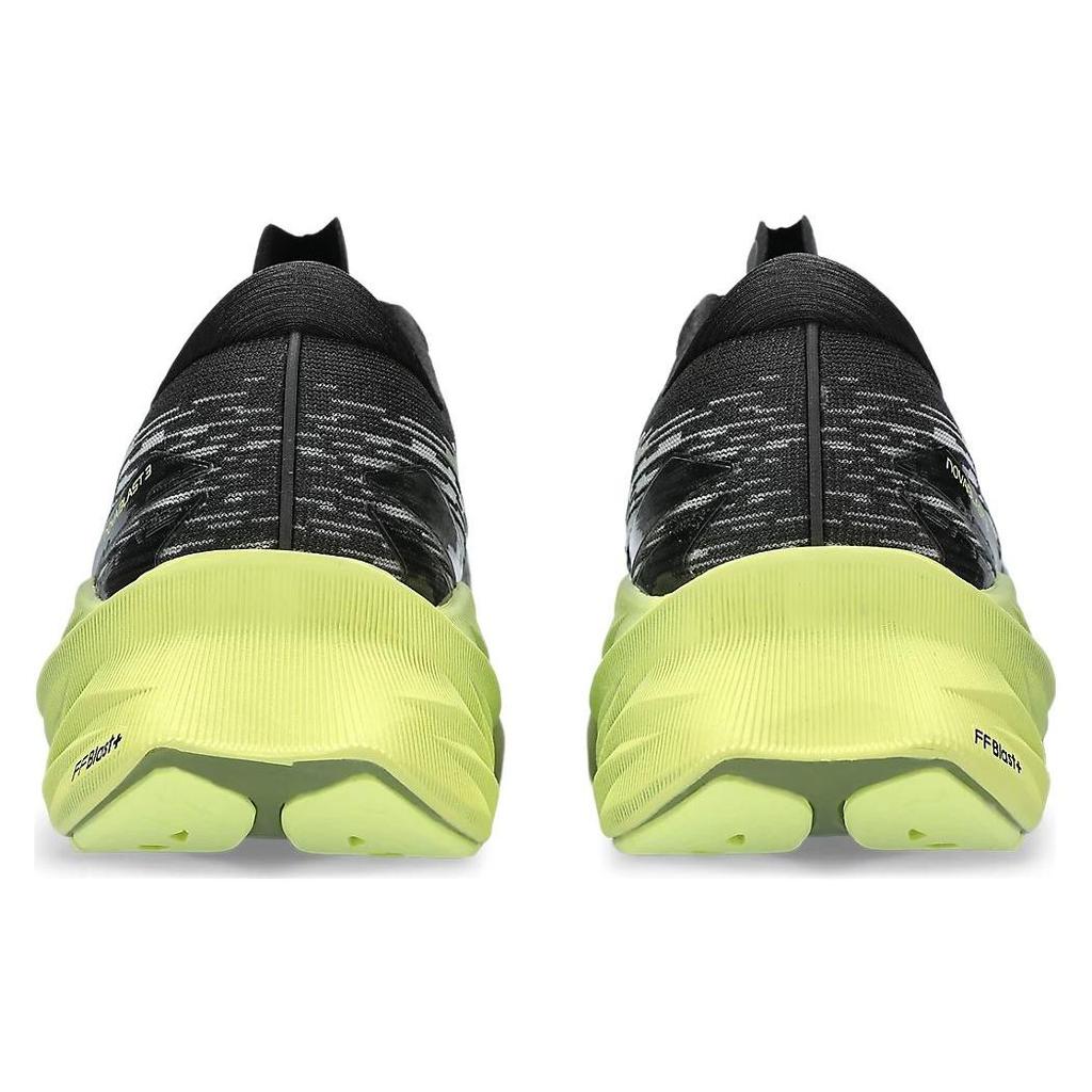 Asics Novablast 3 Black Dried Leaf Green Men Sneakers 1011B458-005