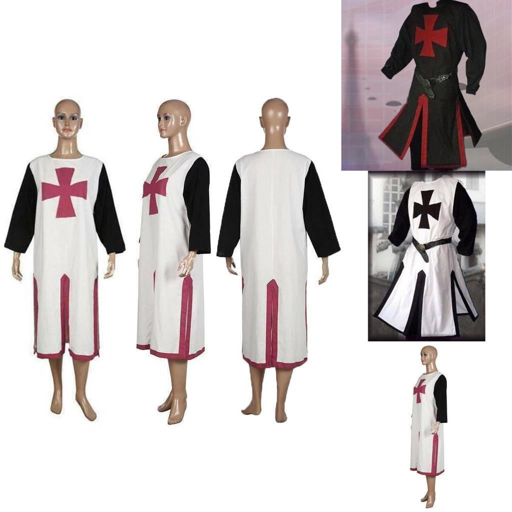 Deluxe Polyester Medieval Knight Long Sleeve Outfit Cosplay Costume