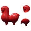 Figurine Ceramic Horse Statue Modern Collectible Chinese Year Decoration Sculpture for Bedroom