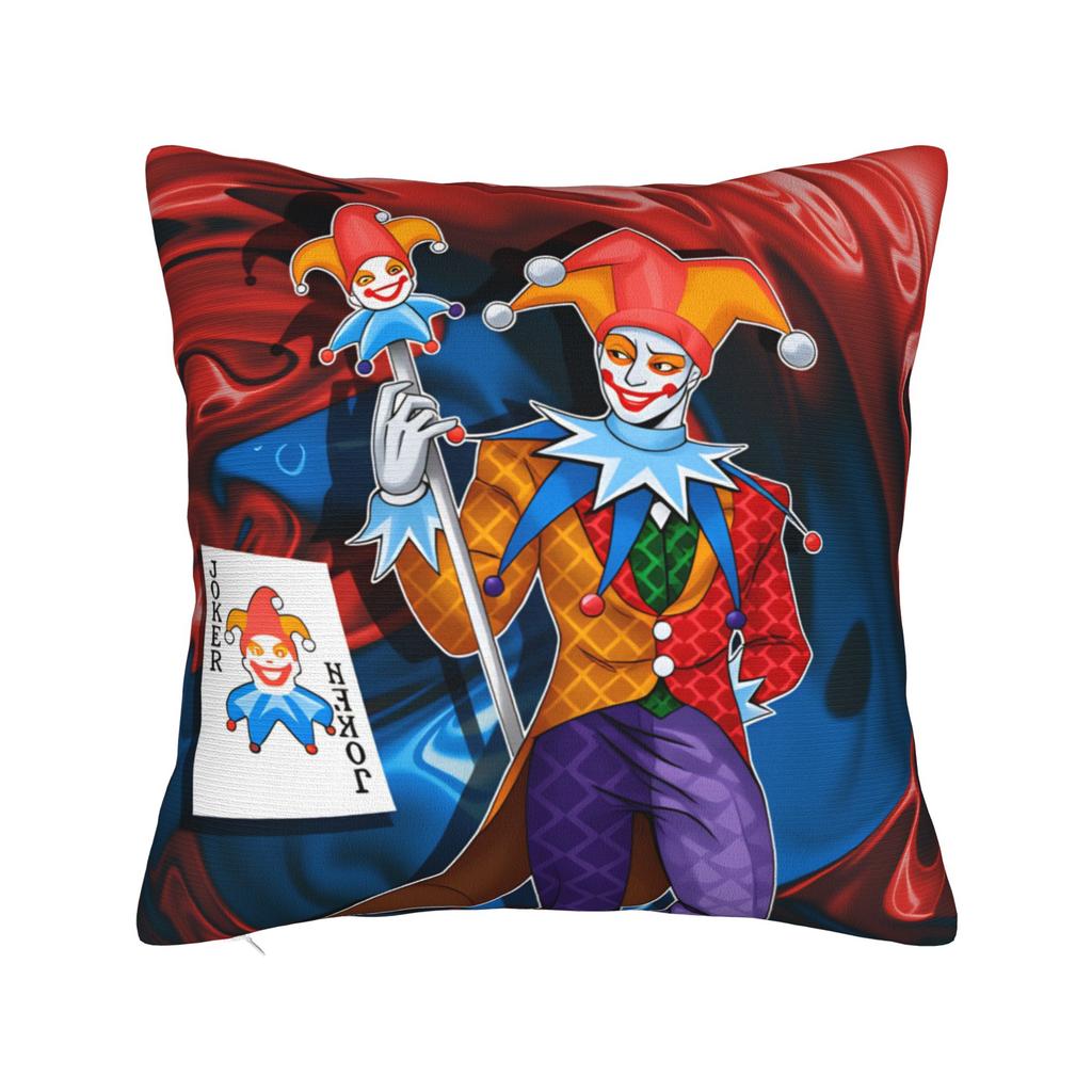 Game B-Balatro Joker card Funny Pillow Cover  Print Cushion Cover Retro Trendy Pillow Case For Living Room Sofa
