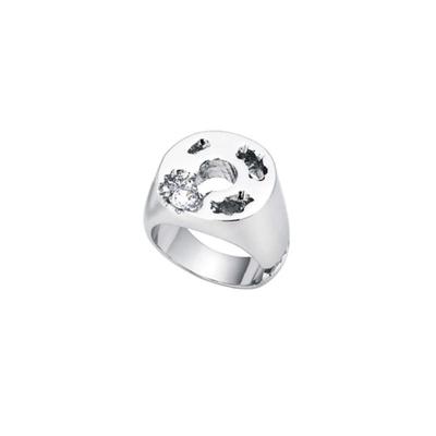SENTIMENTS NO.309 [SILVER] ROUND METEOR RING