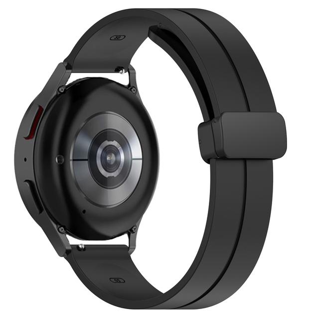 20mm 22mm Watch Strap For Samsung Galaxy watch 6/7/4/5 pro/classic/gear s3 Silicone Magnetic bracelet Huawei watch gt 4 2 3 band