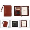Portable Portfolio Binder 6-Ring Business Notebook Memo Book Loose Leaf Notebook  Document Storage