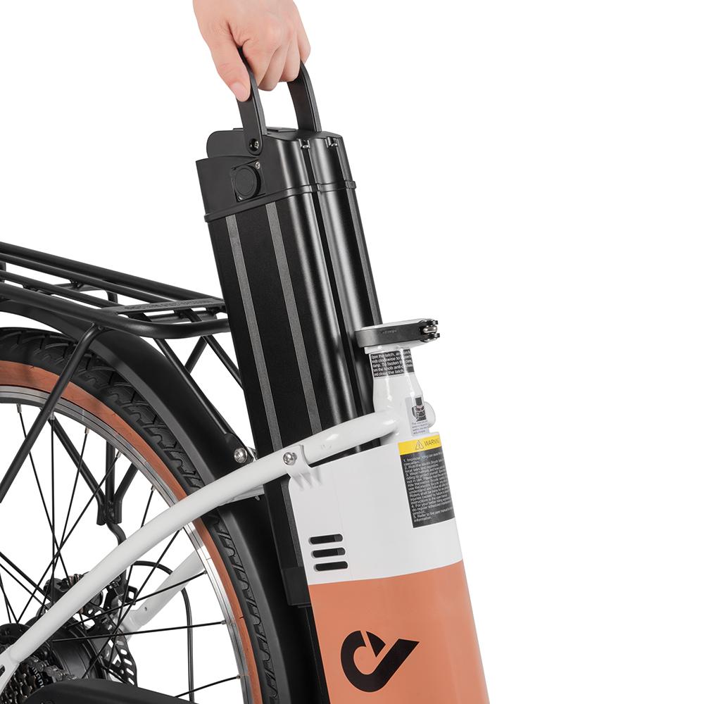 DYU C6 PRO Elektrinis dviratis su priekaba suaugusiems 250W variklis 36V15.6AH baterija Miesto važinėjimas elektrinis dviratis 26.2 colio padangos Važiavimas lauke E-dviratis