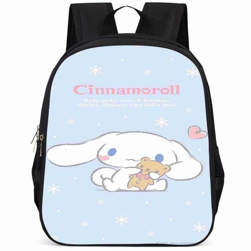 Adorable Cinnamoroll 15 Inch Large Capacity Lightweight School Backpack For Kids