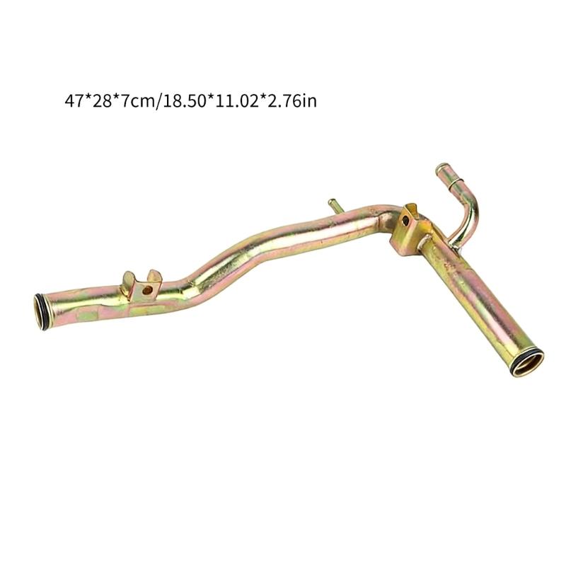 Heavy Duty Metal Coolant Pipe with Zinc Coating & Sealing Rings Direct Fit Replacement Pipe for Vehicle L200 Truck