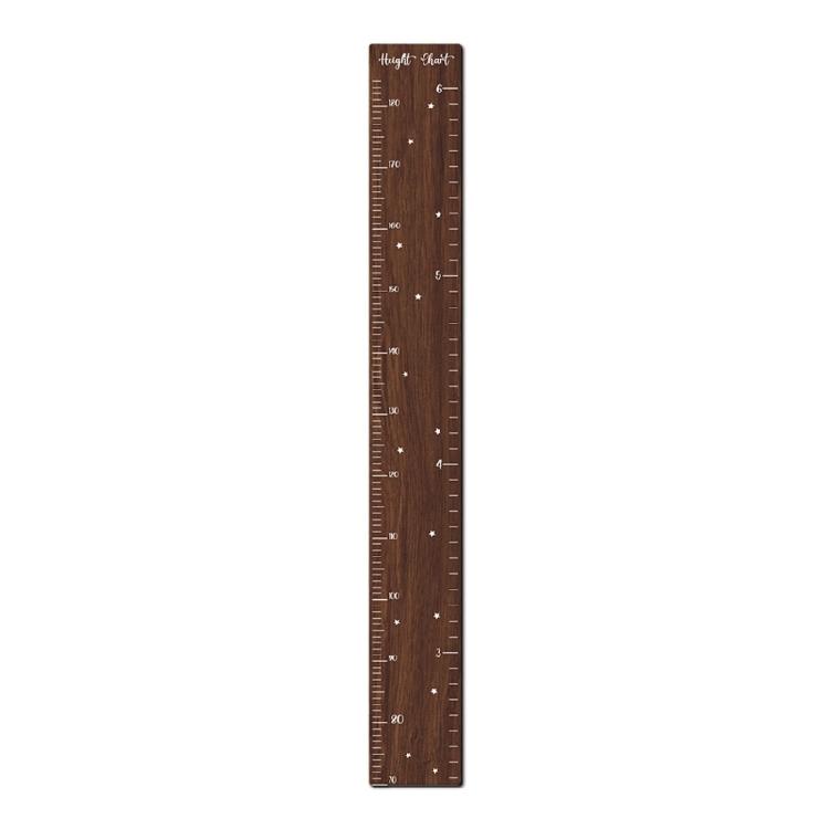 Ergonomischer Holz-Höhenversteller Bequeme Wandmess-Aufkleber