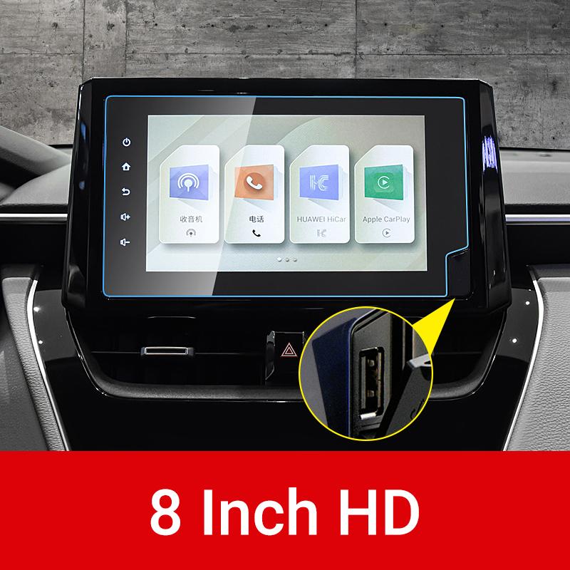 Car GPS Navigation Screen Protector Trim For Toyota Corolla Cross XG10 2024 2025 Tempered Glass Film Anti-Scratch