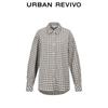 UR2025 Women's Retro Plaid Lapel Shirt
