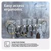 Suction Cup Corrugated Pierce-free Strong Load-bearing Bathroom Toilet Door Rear Wall Traceless Hook