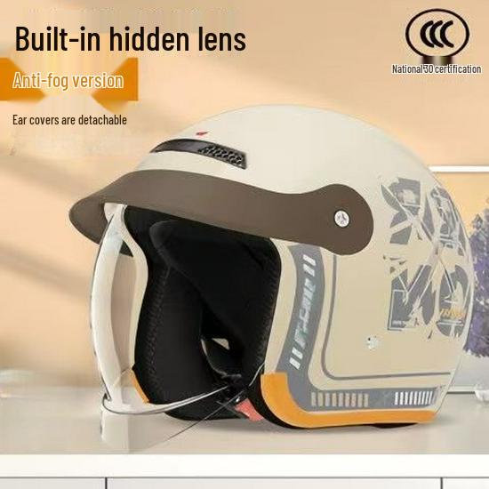 3C Certified All-Season Electric Scooter Helmet: Safety, Anti-Fog, Winter Warm for Men & Women
