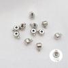 Pack of 10 Stopper Beads Metal Spacer Beads Jewelry Making Accessories Easy Threading Beads Handmade Accessories